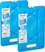 Plasticforte Platte dunne Koelelementen 800 gram - 2x - 30 x 20 x 1.5 cm - blauw