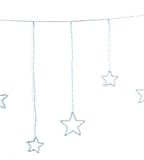 Anna's Collection Lichtgordijn Ster 364 LEDs 200x80 cm Warm Wit