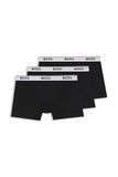BOSS HUGO BOSS Power boxer briefs (3-pack) - heren boxers lange pijpen - zwart