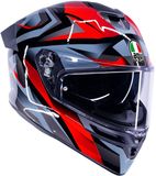 AGV K5 Munor Helm - Maat M (57/58) - Zwart/Rood