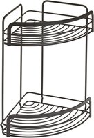 Metaltex Doucherek - Badkamerrek - Matzwart - 20x20x30cm