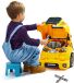 VEVOR Motor Toy 60-Delige Set Réparation de voiture pour enfants Camion Jaune