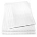 Dobby Streep Queen Lakens - 6-delig 1500 Supreme Collection fijn geborsteld microvezel diepe zak Queen lakenset Beddengoed - 2 extra kussenslopen, extra voordelig, Queen, Dobby wit