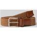 Lloyd Ceinture tressée marron moyen, Uni
