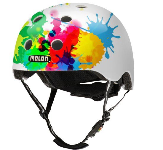 Melon Coloursplash - Fietshelm - Wit - M-L (52-58cm)