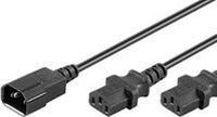 Microconnect Power Cord 1.8m Y Extension