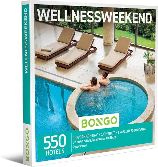 Bongo Cadeaukaart - 1 overnachting met ontbijt en wellness voor 2 personen