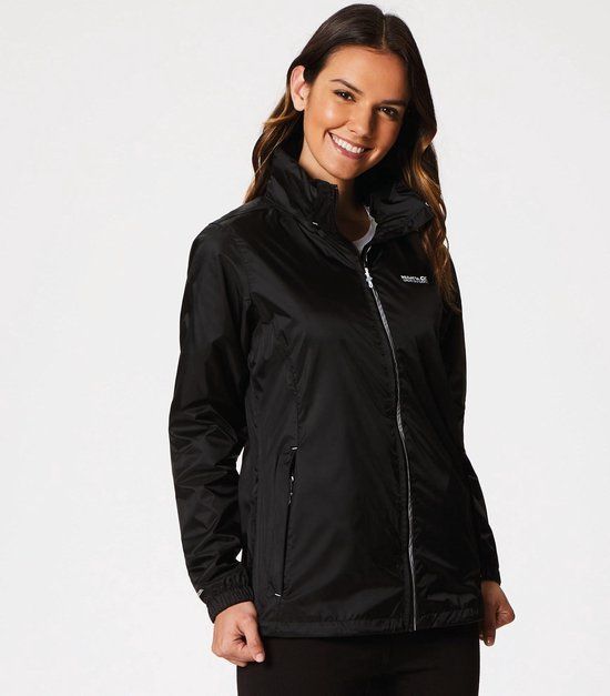 Regatta Corinne IV Regenjas Dames - Zwart - Maat 40 - Waterdicht