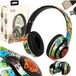 IKONKA P35 Draadloze Bluetooth Gaming Koptelefoon RGB – Over-Ear Headset – Opvouwbaar – Bluetooth 5.1 – MicroSD – AUX – LED Verlichting – 200 mAh