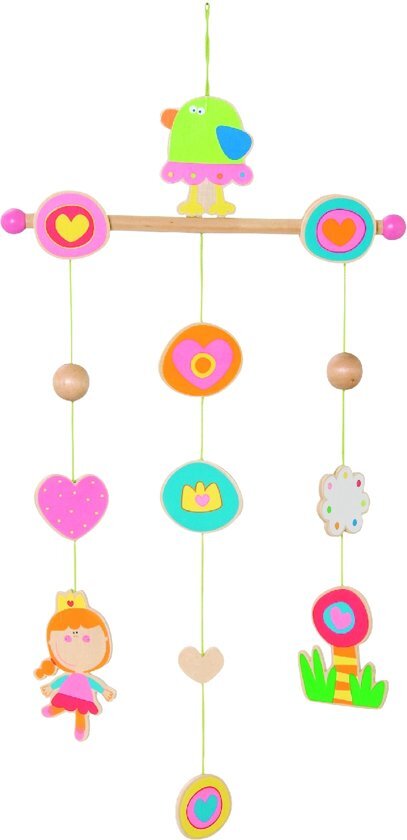 Nino ideas Houten Mobiel Prinses roze