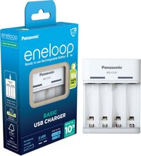 Panasonic eneloop USB-lader voor AA/AAA NiMH-batterijen - BQ-CC61