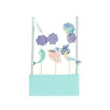 Homéa Birthday Cake Decoration + 3 Mermaid Figures