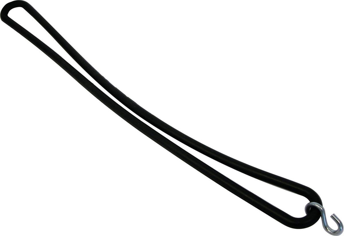 Carpoint Bevestigingsrubbers voor Aanhangernet 5 stuks 40cm - Zwart