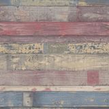 Homestyle Behangpapier Oude Planken Rood 0,53 x 10 M.