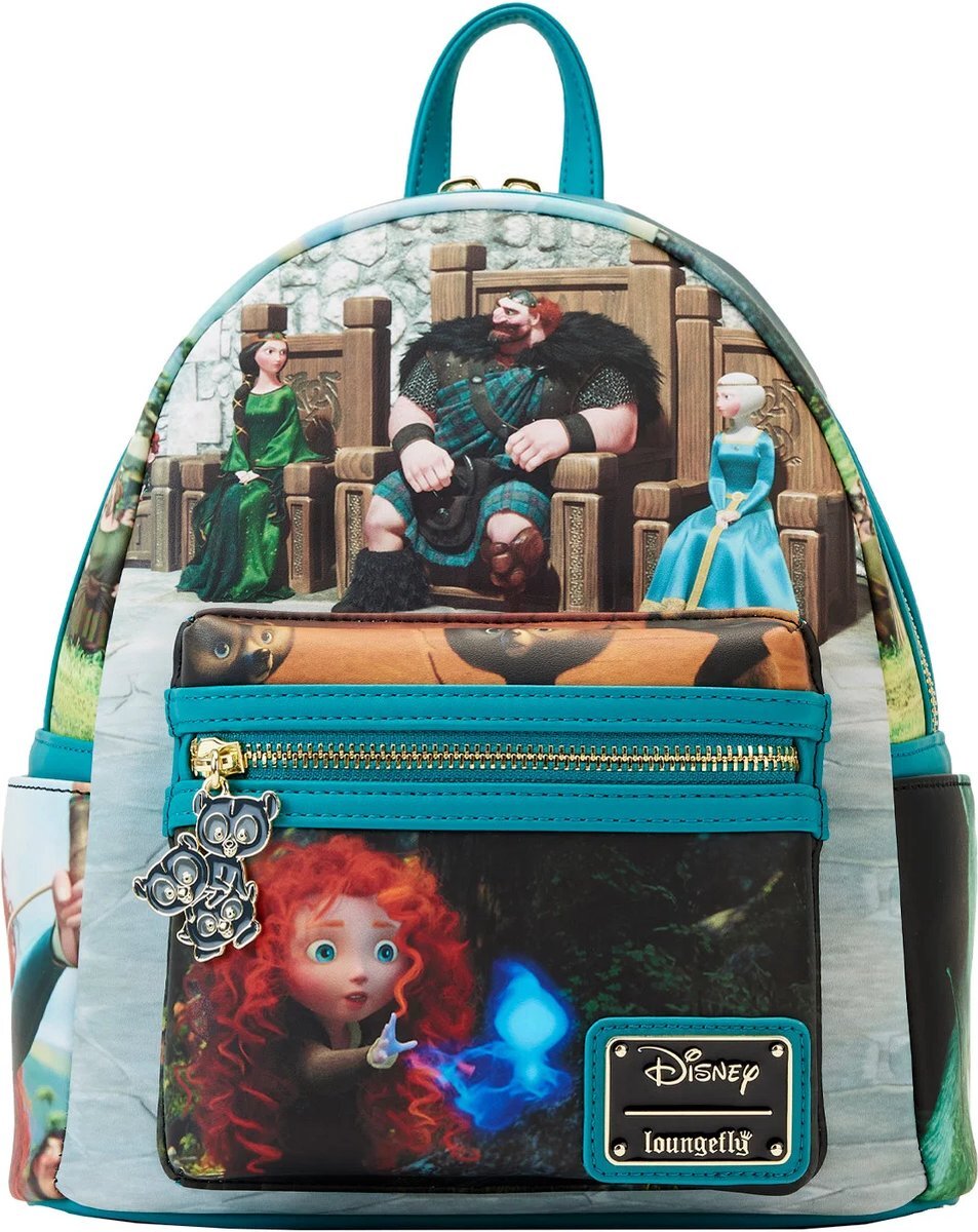 Loungefly DISNEY - Brave Merida "Princess Scene" - Mini Backpack