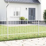 vidaXL Tuinhek WOERDEN, 2 stuks, 170 x 140 cm, wit