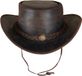 Urban 5884 Cowboy Hoed Bruin Leer Uniseks Volwassene Maat S
