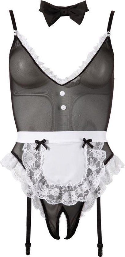 Cottelli Collection - Sexy Maid Body - Black - XL