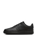 Nike Court Vision Low Better Basketbalschoenen voor heren, zwart/zwart, 49,5 EU