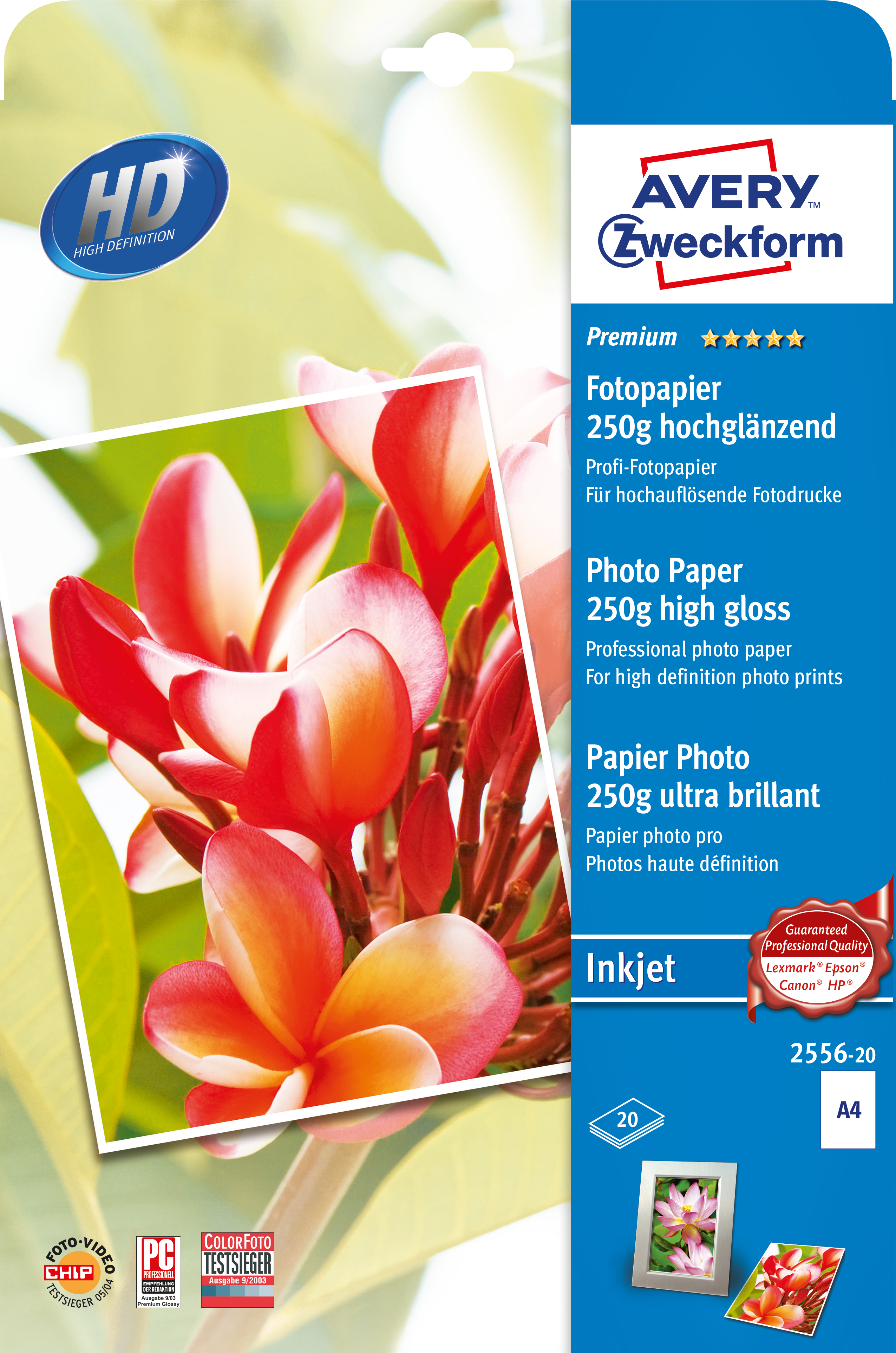 Avery Premium Inkjet Fotopapier