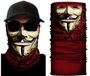 Zoelibat 97645841.029 Dali, multifunctionele doek, halsdoek, sjaal, motief, mondbescherming, skimasker, motormasker, themafeest, carnaval, Halloween