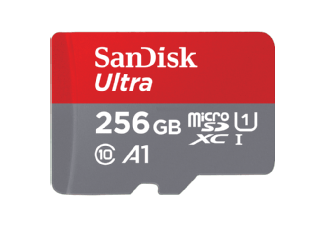 Sandisk Ultra MicroSDXC 256 GB 100 MB/s UHS-I + SD-adapter