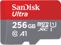 Sandisk Ultra MicroSDXC 256 GB 100 MB/s UHS-I + SD-adapter