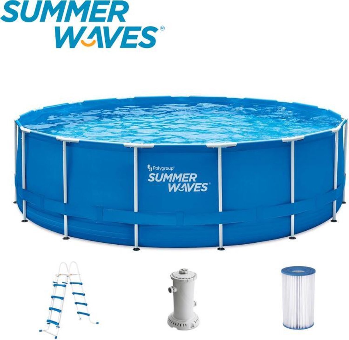 Summer Waves Frame Active Pool 457 x 122 cm met filterpomp