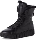 Tamaris Dames Veterboots 1-26216-43 Zwart Leer