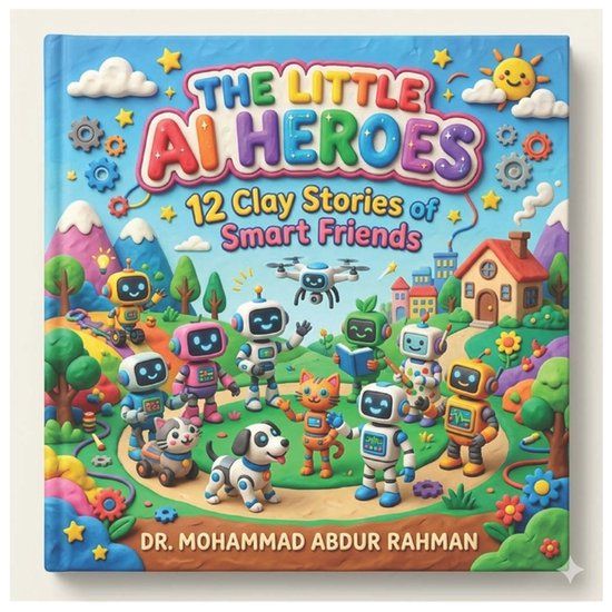 The Little AI Heroes: 12 Clay Stories Of Smart Friends