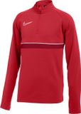 Nike Academy 21 Sporttrui - Maat XS - Unisex - Rood/Wit