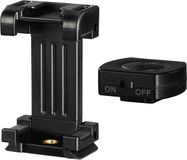 Hama Smartphonehouder Pro II, 9,5 cm, met Bluetooth-afstandsbediening BRS2, 4633, zwart