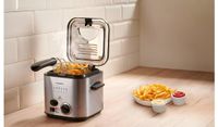 SilverCrest Mini Friteuse 1,2L – 840W – Compact – Idéal pour 1-2 personnes