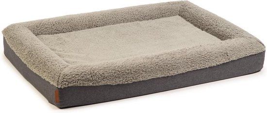 Beeztees Yura Orthopedisch Hondenkussen - Grijs - 100x70x15cm