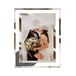 LUCKYLIFE 8x10 fotolijst glas voor tafelblad display verticaal of horizontaal, fotolijsten, 1 Pack