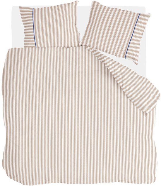 Walra Dekbedovertrek Refined Lines - 240x220 - Zand