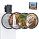 NEEWER 67 mm Variabele ND-filterset compatibel met Android, 3-pack Clip On CPL Circulaire Polarisatie + ND2-32 + Zwarte Mist Diffusie 1/4 Telefoon Camera Lens Filter Fotografie Accessoires Kit, FL-B38