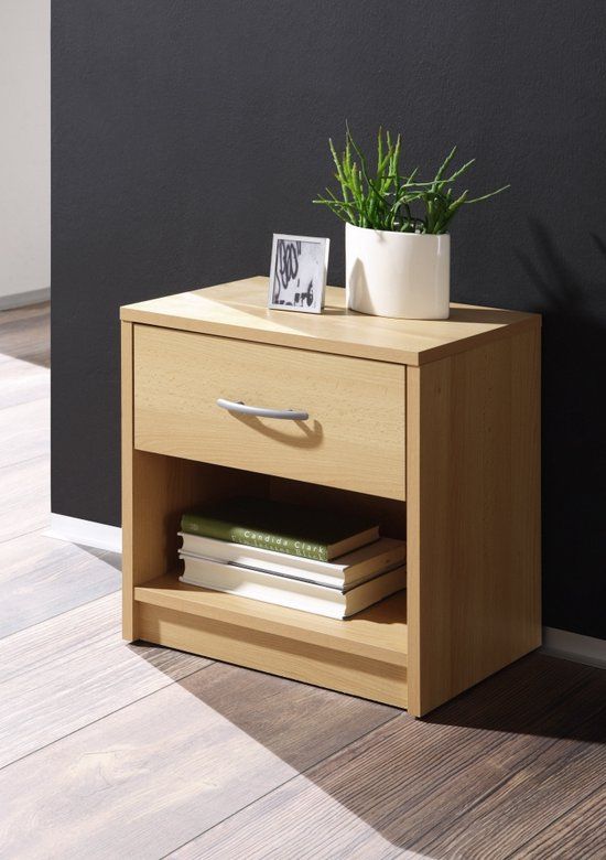 Emob Nachtkastje - Bruin - 39cm