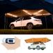 VEVOR Auvent, Beige, Aluminium, 570 cm