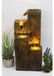 Fontaine de jardin sur ressort - 75 cm - éclairage LED blanc chaud