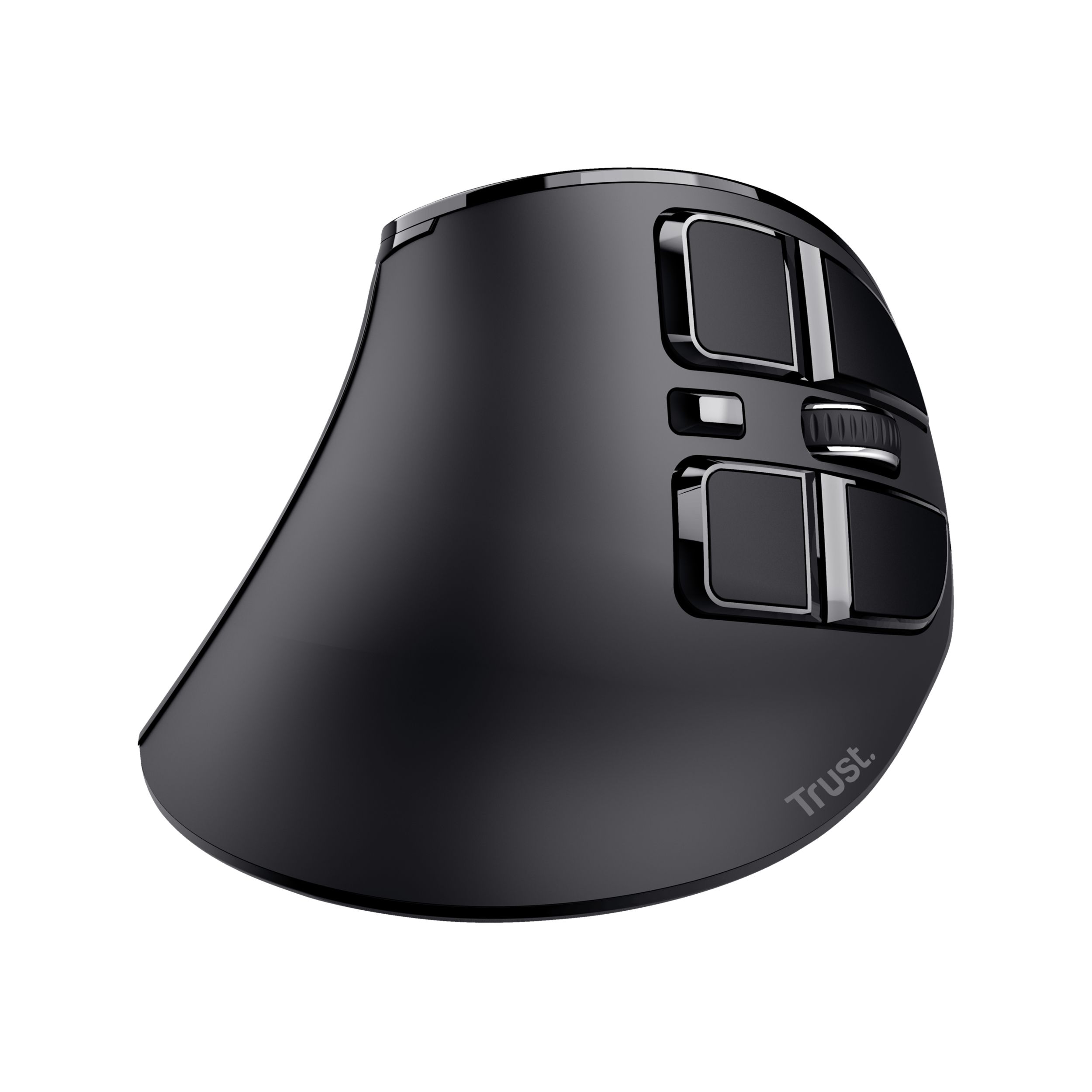 Trust Voxx Ergonomische Oplaadbare Draadloze Muis - Zwart
