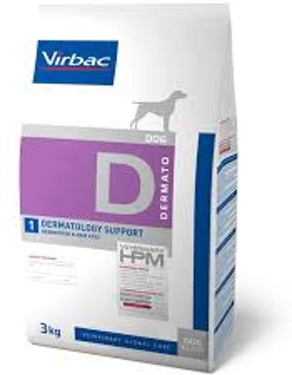 VIRBAC HPM CANINE DERMATOLOGY SUPPORT D1 7KG