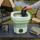 Aqua Laser Mini-wasmachine | Camping-wasmachine | Draagbare mini-wasmachine | Studenten Wasmachine - Groen