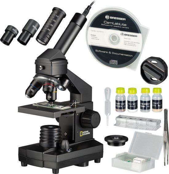 National Geographic Microscoop - 40x-1024x - Incl. USB-aansluiting