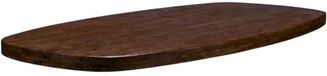 LABEL51 Plateau de table Danois Ovale Plateau de table - 1407 - Brun - Tissu - 220 cm - Danois Ovale