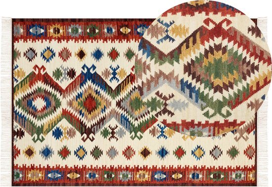 Beliani AREVIK - Rug - Multicolor - Wol