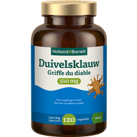 Holland & Barrett Duivelsklauw 510 mg - 120 Capsules