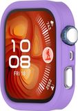 Wigento Huawei Siliconen beschermhoes voor de Huawei Watch Fit 4, halfomsluitend, paars