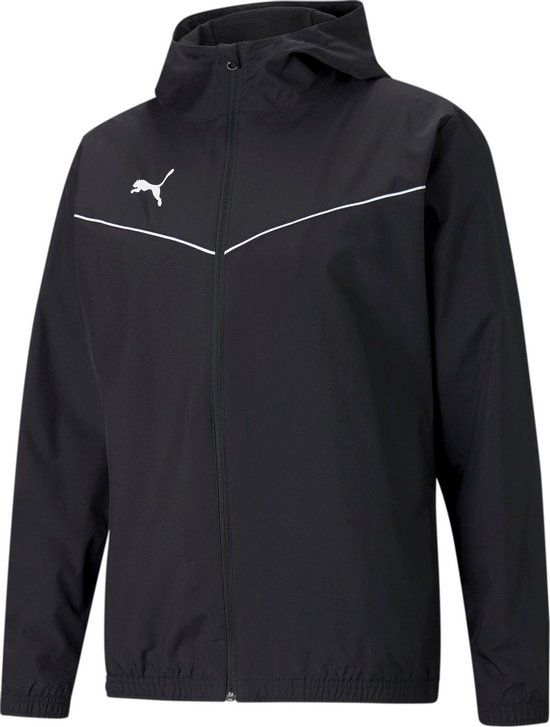 Puma Teamrise Regenjas Heren Zwart XXL