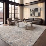 SAFAVIEH Adirondack vloerkleed 9x12, modern groot beige en leisteen ADR207B